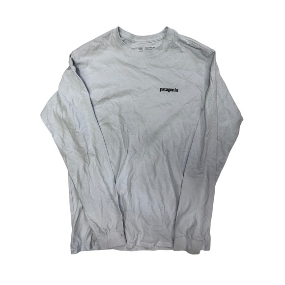 Patagonia Other - Patagonia Responsibili-Tee Mens Small Long Sleeve T-Shirt Mountain Logo